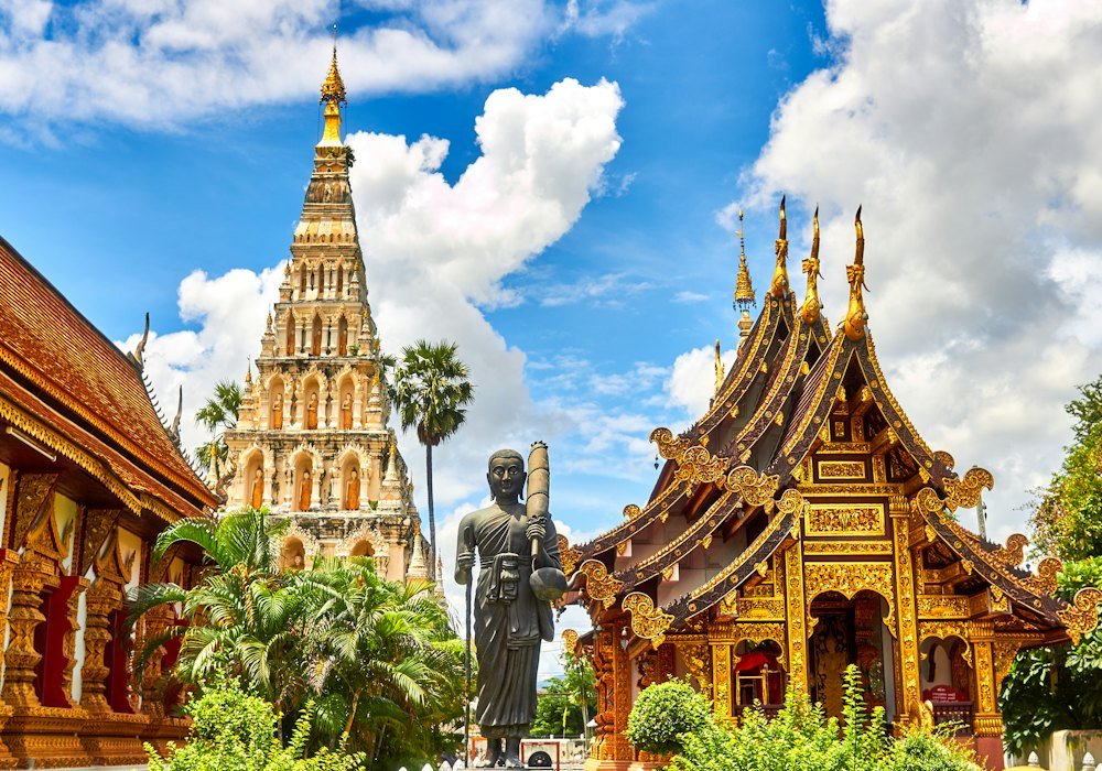 Golden temple in Thailand